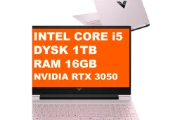 Gamingowy Laptop Victus HP 15-fa2043nw / C1LW6EA / Intel Core i5 / 16GB / SSD 1TB / RTX 3050 / FullHD / 144Hz / Win 11