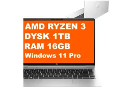 HP ProBook 455 G10 / 70Z72AV / Ryzen 3 / 16GB / 1TB / Radeon / FullHD / Dotyk / Win 11 Pro / Srebrny