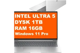 Laptop Biznesowy HP EliteBook 660 G11 / 902F1AV / Ultra 5 / 16GB / 1TB / Intel Graphics / WUXGA / Win 11 Pro / Srebrny