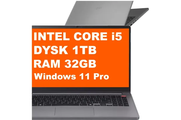 Laptop LG Gram Book / 15U50T-G.ARS2U1 / Intel i5-13 / 32GB / 1TB / Iris Xe / FullHD / Win 11 Pro / Srebrny