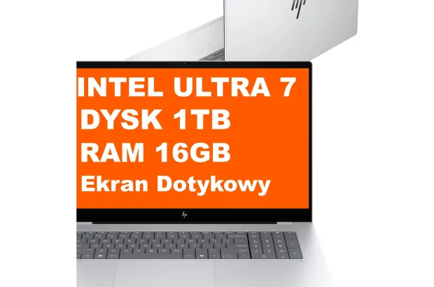 Laptop HP OmniBook X 17-dd0013dx / B5UH5UA / Intel Ultra 7 / 16GB / 1TB / Intel Arc / FullHD / Dotyk / Win 11 / Srebrny