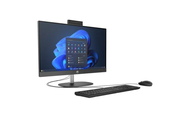 Komputer All-In-One HP ProOne 240 G10 / 998K8ET / Intel i5 / 16GB / 1TB / Iris Xe / FullHD / Win 11 Pro / Czarny
