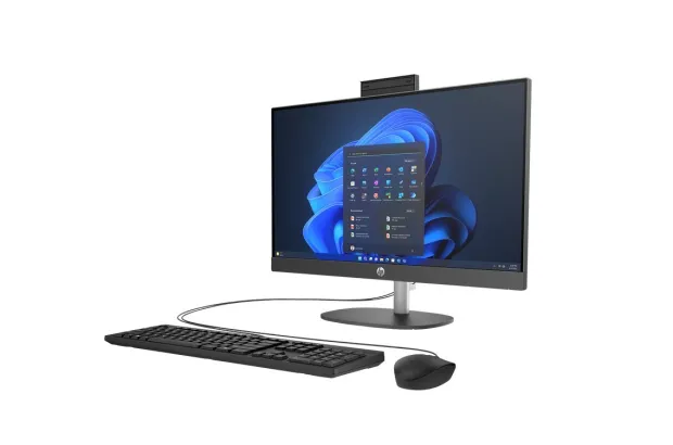 Komputer All-In-One HP ProOne 240 G10 / 9H6E5ET / Intel i5 / 16GB / 512GB / Iris Xe / FullHD / Win 11 Pro / Czarny