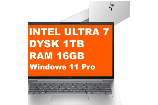 Laptop Biznesowy HP EliteBook 640 G11 / A23JGEA / Ultra 7 / 16GB / 1TB / Intel Graphics / WUXGA / Win 11 Pro / Srebrny