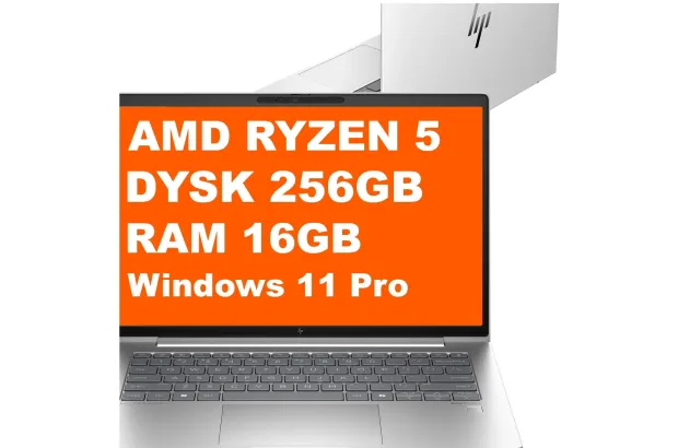 Laptop Biznesowy HP EliteBook 645 G11 / BD9Z1U8 / 16GB / 256GB / AMD Radeon / WUXGA / Win 11 Pro / Srebrny