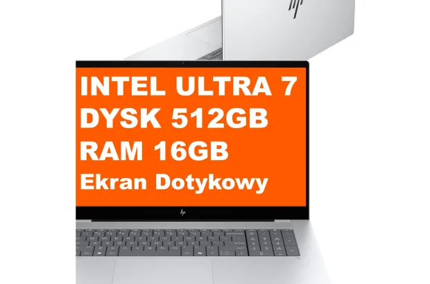 Laptop HP OmniBook X 17-dd0013dx / B5UH5UA / Intel Ultra 7 / 16GB / 512GB / Intel Arc / FullHD / Dotyk / Win 11 / Srebrny