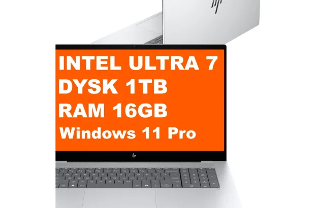 Laptop HP OmniBook X 17-dd0013dx / B5UH5UA / Intel Ultra 7 / 16GB / 1TB / Intel Arc / FullHD / Dotyk / Win 11 Pro / Srebrny