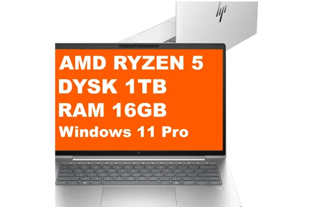 Laptop Biznesowy HP EliteBook 645 G11 / BD9Z1U8 / 16GB / 1TB / AMD Radeon / WUXGA / Win 11 Pro / Srebrny