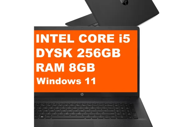 Laptop HP 17T-CN300 / D42NXU8 / Intel Core i5 / 8GB / 256GB / Intel Graphics / HD+ / Win 11 / Czarny
