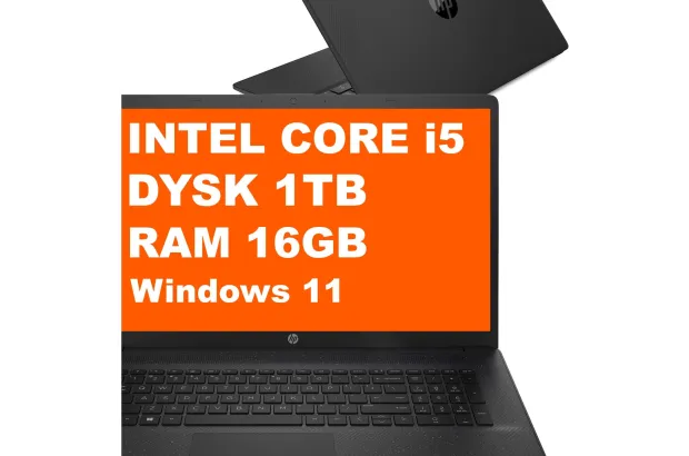 Laptop HP 17T-CN300 / D42NXU8 / Intel Core i5 / 16GB / 1TB / Intel Graphics / HD+ / Win 11 / Czarny