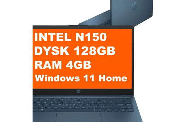 HP Laptop 14-ep2012wm / B5WX5UA / Intel N150 / 4GB / 128GB UFS / Intel UHD / HD / Win 11 / Niebieski