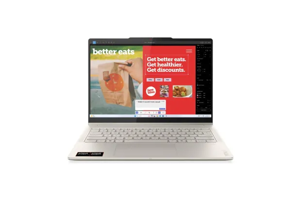 Laptop Lenovo Yoga 7 2w1 14AKP10 / 83JR0002US / Ryzen AI 5 / 16GB / 512GB / Radeon / WUXGA / OLED / Win 11 / Srebrny