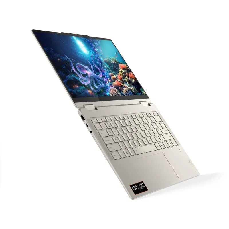 Laptop Lenovo Yoga 7 2w1 14AKP10 / 83JR0002US / Ryzen AI 5 / 16GB / 512GB / Radeon / WUXGA / OLED / Win 11 / Srebrny