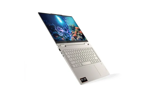 Laptop Lenovo Yoga 7 2w1 14AKP10 / 83JR0002US / Ryzen AI 5 / 16GB / 512GB / Radeon / WUXGA / OLED / Win 11 / Srebrny