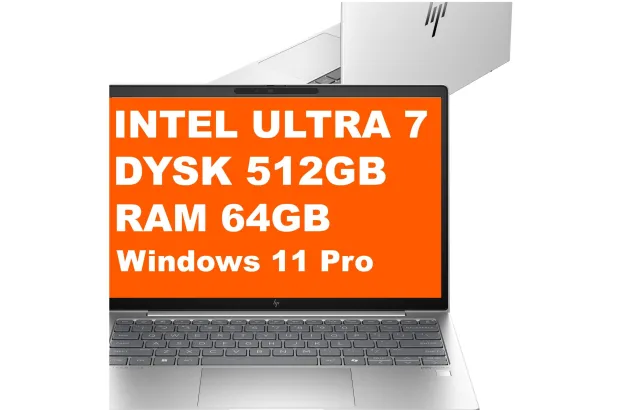 HP EliteBook 630 G11 / D18Q6U8 / Ultra 7 / 64GB / 512GB / Intel Graphics / WUXGA / Win 11 / Srebrny