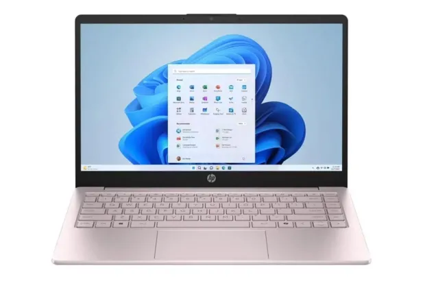 Laptop HP 14-ep2011wm / B5VU3UA / Intel N / 16GB / 128GB UFS / Intel UHD / HD / Mysz / Podkładka / Win 11 / Różowy