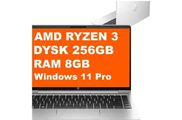 HP ProBook 445 G10 / 70Z72AV / Ryzen 3 / 8GB / 256GB / Radeon / FullHD / Dotyk / Win 11 Pro / Srebrny