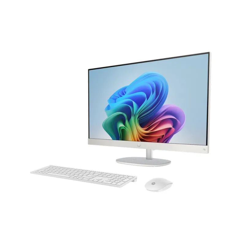 Komputer All-In-One HP 27-ct2002ns / C3VY6EA / Ryzen AI 7 / 32GB / 1TB / AMD Radeon / FullHD / Win 11 / Biały