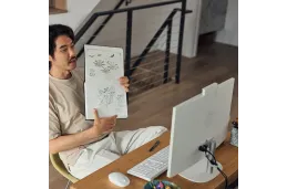 Komputer All-In-One HP 24-cr0058na / BN4M9EA / Core i3 / 8GB / 512GB / Intel UHD / FullHD / Win 11 / Biały