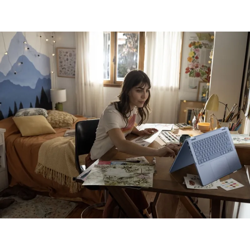 Laptop HP OmniBook 5 14-fp0611nd / BU8S9EA / Core i5 / 16GB / 512GB / Iris Xe / FullHD / Win 11 / Niebieski