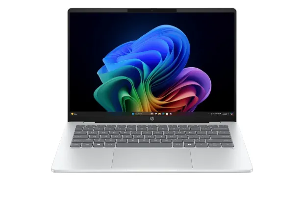 Laptop HP OmniBook 5 14-he0602nd / C85MFEA / Snapdragon X Plus / 32GB / 1TB / Qualcomm Adreno / 2k / Win 11 / Srebrny