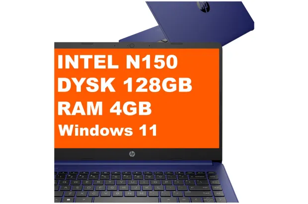 Laptop HP 14-dq6001na / BQ7T3EA / Intel N150 / 4GB / 128GB UFS / Intel UHD / HD / Win 11 / Fioletowy