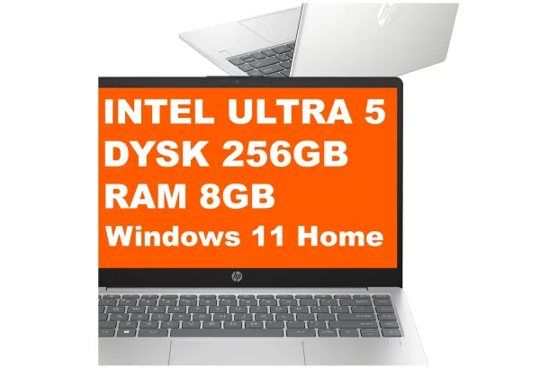 Laptop HP 14-ep1007na / CF6X2EA / Ultra 5 / 8GB / 256GB / Intel Arc / FullHD / Win 11 / Srebrny