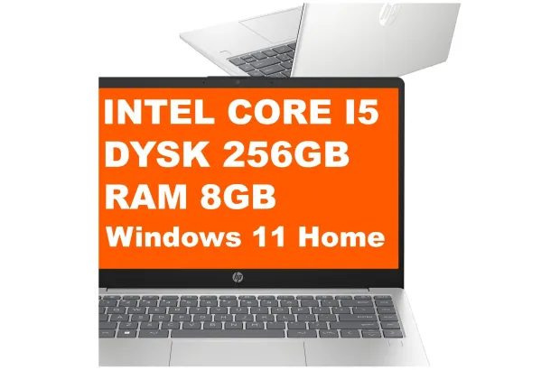 Laptop HP 14-ep0022na / C7DX5EA / Core i5 / 8GB / 256GB / Iris Xe / FullHD / Win 11 / Srebrny