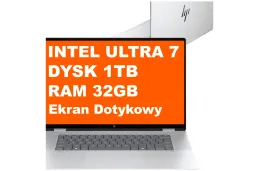 Laptop HP OmniBook X Flip 2w1 NGAI 16-as0010na / C27K1EA / Ultra 7 / 32GB / 1TB / Intel Arc 140V / 2k OLED / Win 11 / Srebrny