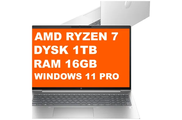 Laptop HP ProBook 4 G1a 16" / C51HNET / Ryzen 7 / 16GB / 1TB / Radeon 780M / WUXGA / Win 11 Pro / Srebrny