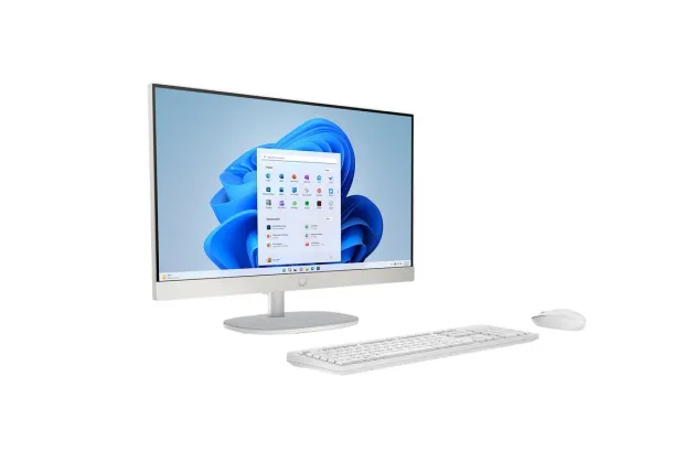 Komputer All-In-One HP 24-cr0332nw / 9U2K2EA / Ryzen 7 / 16GB / 512GB / AMD Radeon / FullHD / Win 11 / biały