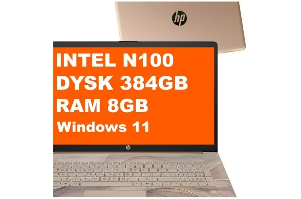 Laptop HP 17-cn3164ds / BS6W5UA / Intel N100 / 8GB / 384GB / Intel UHD / HD+ / Win 11 / Chai Latte