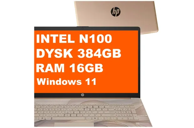 Laptop HP 17-cn3164ds / BS6W5UA / Intel N100 / 16GB / 384GB / Intel UHD / HD+ / Win 11 / Chai Latte
