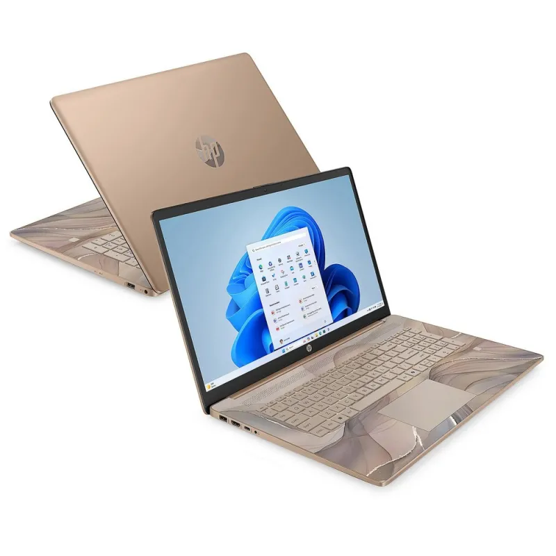 Laptop HP 17-cn3164ds / BS6W5UA / Intel N100 / 8GB / 640GB / Intel UHD / HD+ / Mysz / Podkładka / Win 11 / Chai Latte