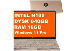 Laptop HP 17-cn3164ds / BS6W5UA / Intel N100 / 16GB / 640GB / Intel UHD / HD+ / Win 11 Pro / Chai Latte