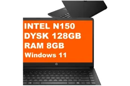 Laptop HP 14-dq6002na / BM2T5EA / Intel N150 / 8GB / 128GB UFS / Intel UHD / HD / Win 11 / Czarny