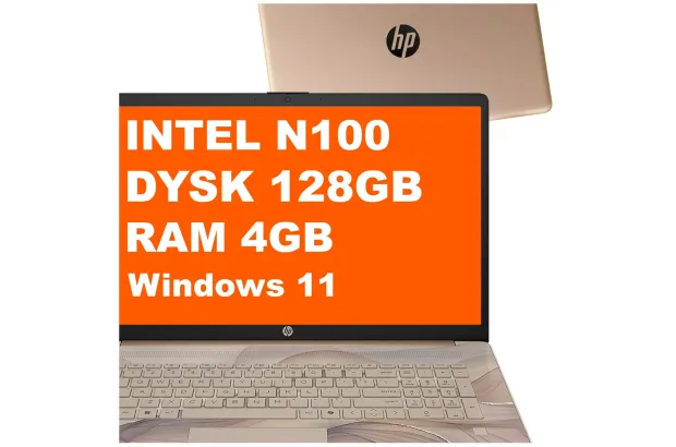 Laptop HP 17-cn3164ds / BS6W5UA / Intel N100 / 4GB / 128GB UFS / Intel UHD / HD+ / Win 11 / Chai Latte