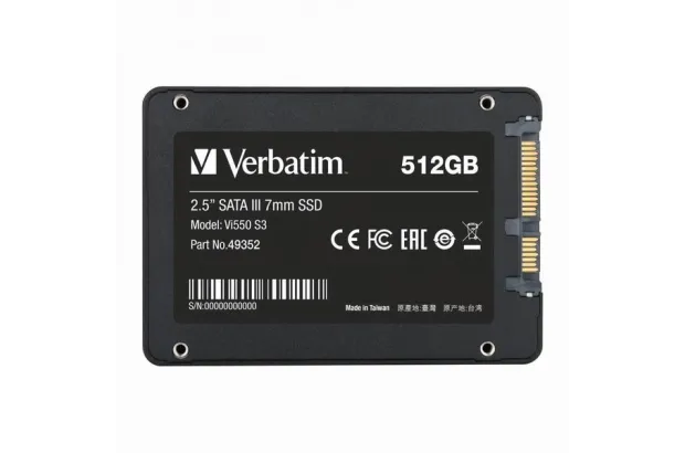 Dysk SSD wewnętrzny Verbatim Vi550 512GB 2,5" SATA3