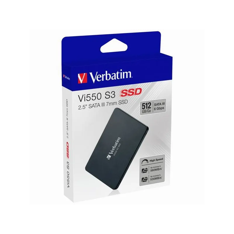 Dysk SSD wewnętrzny Verbatim Vi550 512GB 2,5" SATA3