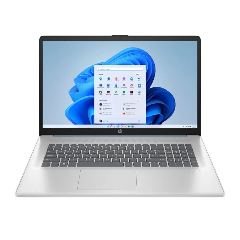 Laptop HP 17-cn3107ds / AD7K0UA / Intel N200 / 8GB / 128GB UFS / Intel UHD / HD+ / Dotyk / Win 11 / Niebieski