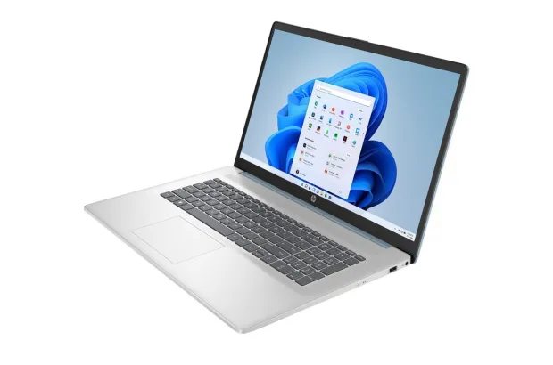 Laptop HP 17-cn3107ds / AD7K0UA / Intel N200 / 8GB / 128GB UFS / Intel UHD / HD+ / Dotyk / Win 11 / Niebieski