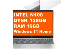 Laptop HP 15-fd0106ds / AA2J9UA / Intel N100 / 16GB / 128GB UFS / Intel UHD / HD / WIn 11 / Biały