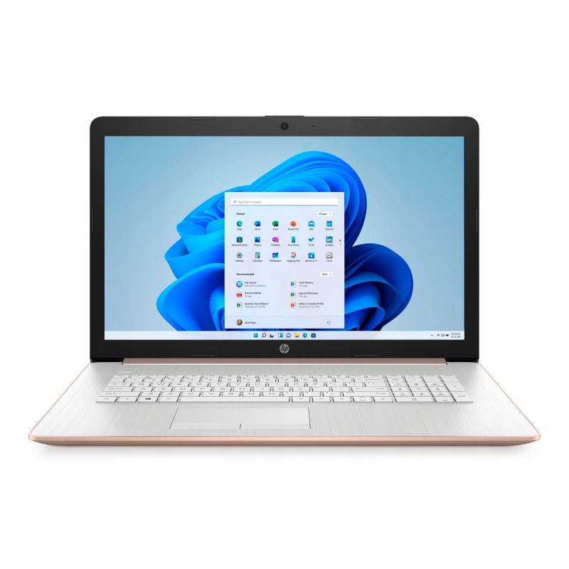 Laptop HP 17-by2022ds / 5R3F5UAR / Intel Silver N5030 / 16GB / SSD 512GB / Intel UHD / HD+ / Win 11 / Różowy