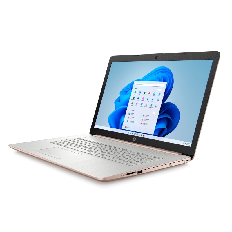 Laptop HP 17-by2022ds / 5R3F5UAR / Intel Silver N5030 / 16GB / SSD 512GB / Intel UHD / HD+ / Win 11 / Różowy
