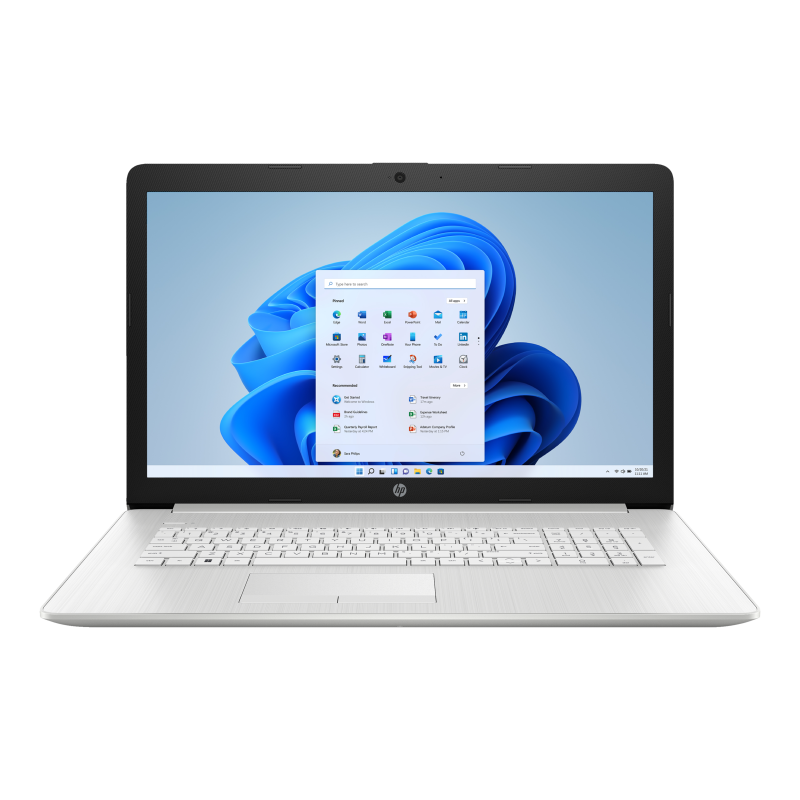 Laptop HP 17-by4013dx / 4J8C8UA / Intel i3 / 8GB / SSD 256GB / Intel UHD / HD+ / Win 11 / Srebrny