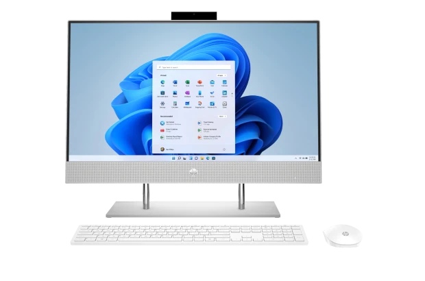 All in One HP 24-dp0431nw / 50D89EA / AMD Ryzen 3 / 16GB / SSD 256GB / AMD Radeon / FullHD / Win 11 / Srebrny