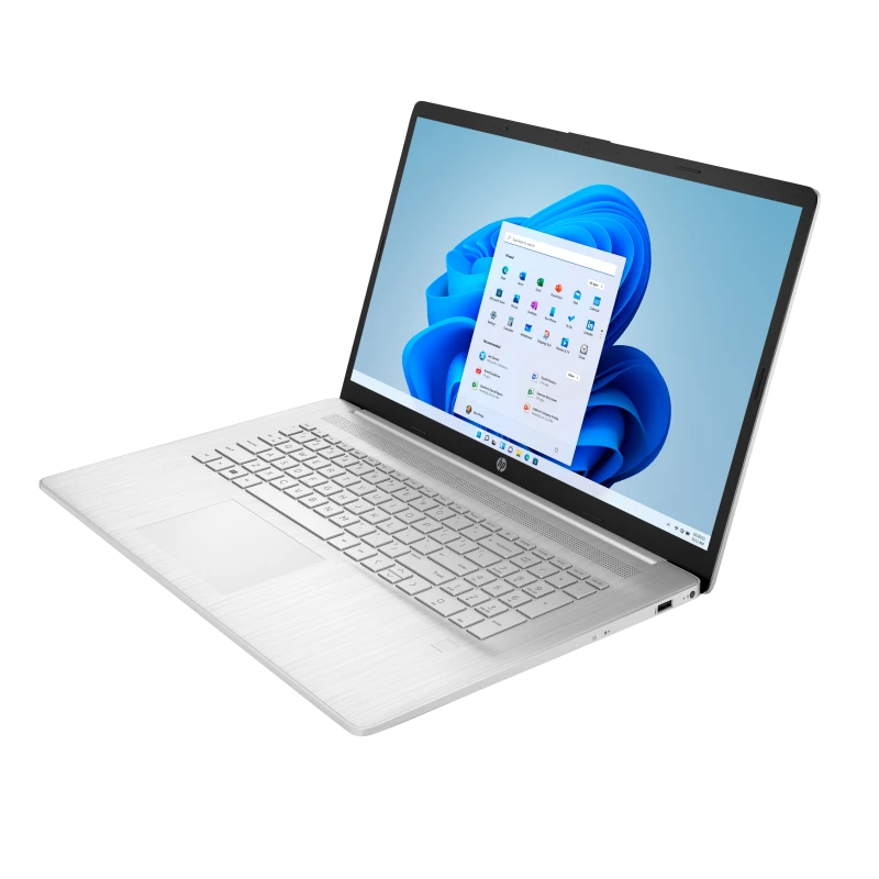 Laptop HP 17-cn2014nw / 712G3EA / Intel Core i7 / 32GB / SSD 1TB / Nvidia MX550 / FullHD / Win 11 / Srebrny