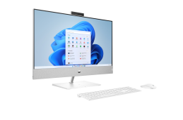 All in One HP Pavilion 27-ca1761nw / 691G4EA / AMD Ryzen 5 / 8GB / SSD 512GB / AMD Radeon / FullHD / Win 11 / Biały