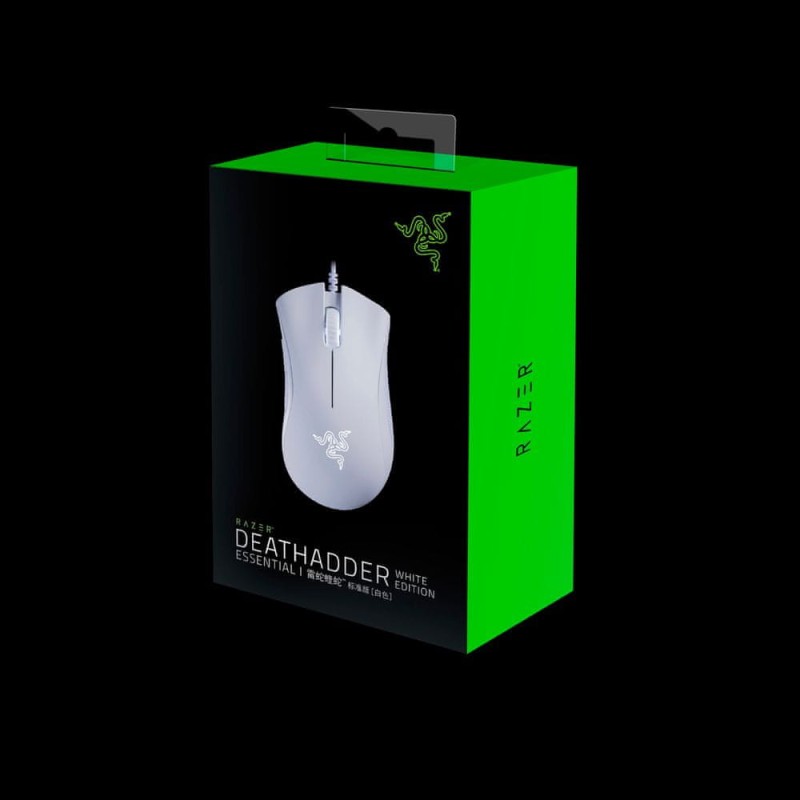 Myszka przewodowa Razer DeathAdder Essential biała