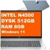 Laptop HP 17-cn0512nr / B89NMUA / Intel N4500 / 8GB / 512GB / Intel UHD / 17,3" HD+ / Win 11 / Niebieski